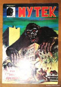Comics: MYTEK EL PODEROSO. Nº 2: Fin del coloso. Junio 1981 (MundiComics Adultos). - Vértice. - Mundi Comic